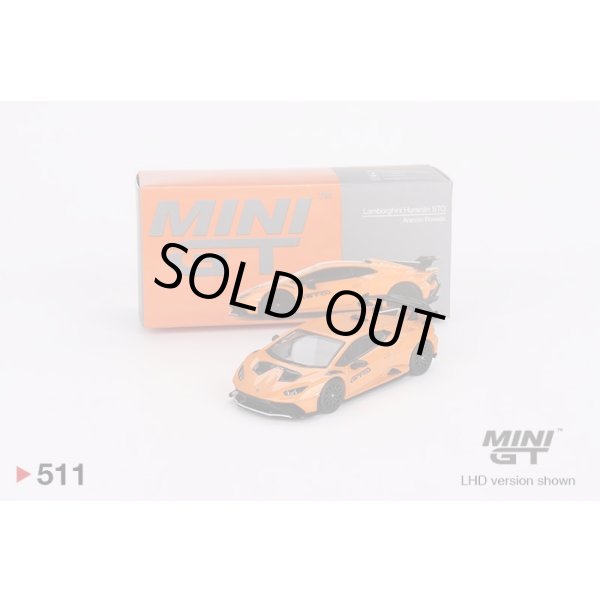 画像1: MINI GT 1/64 Lamborghini Huracán STO Borealis Orange (RHD) (1)