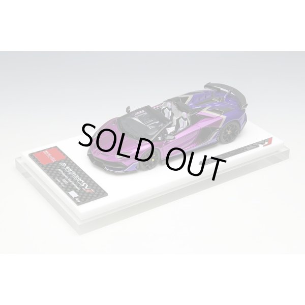 画像16: EIDOLON COLLECTION 1/43 Lamborghini Aventador SVJ Roadster 2020 Ad Personam 2 tone paint Viola Fineo / Viola Hestia Limited 150 pcs. (16)