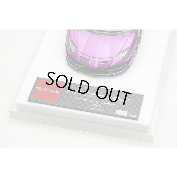 画像17: EIDOLON COLLECTION 1/43 Lamborghini Aventador SVJ Roadster 2020 Ad Personam 2 tone paint Viola Fineo / Viola Hestia Limited 150 pcs. (17)