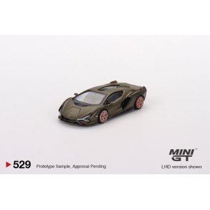 画像: MINI GT 1/64 Lamborghini Cyan FKP 37 Presentation (LHD)