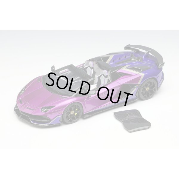 画像6: EIDOLON COLLECTION 1/43 Lamborghini Aventador SVJ Roadster 2020 Ad Personam 2 tone paint Viola Fineo / Viola Hestia Limited 150 pcs. (6)