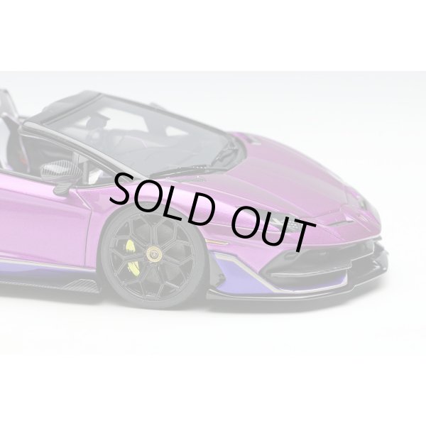 画像12: EIDOLON COLLECTION 1/43 Lamborghini Aventador SVJ Roadster 2020 Ad Personam 2 tone paint Viola Fineo / Viola Hestia Limited 150 pcs. (12)