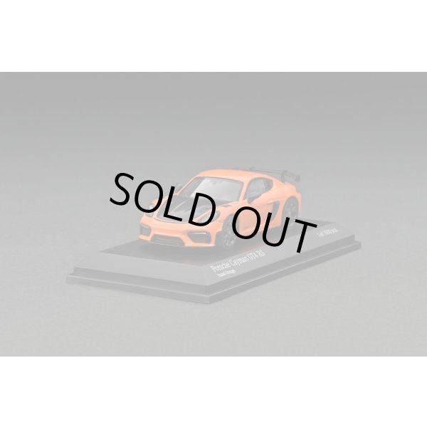 画像1: Tarmac Works 1/64 Porsche Cayman GT4 RS Pastel Orange (1)