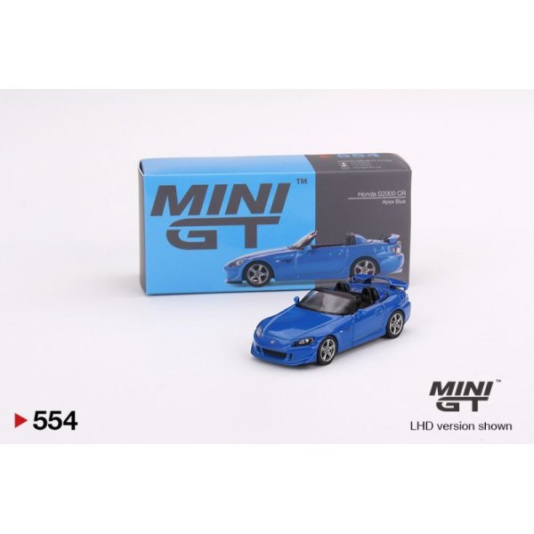 画像1: MINI GT 1/64 Honda S2000 (AP2) CR Apex Blue (LHD) (1)
