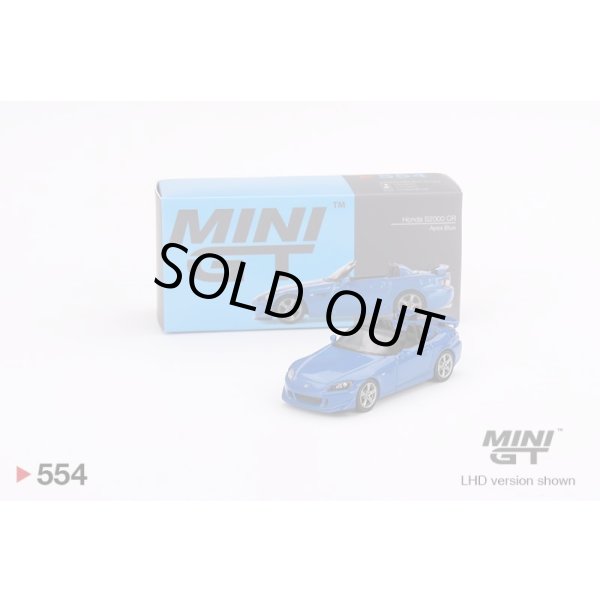 画像1: MINI GT 1/64 Honda S2000 (AP2) CR Apex Blue (LHD) (1)