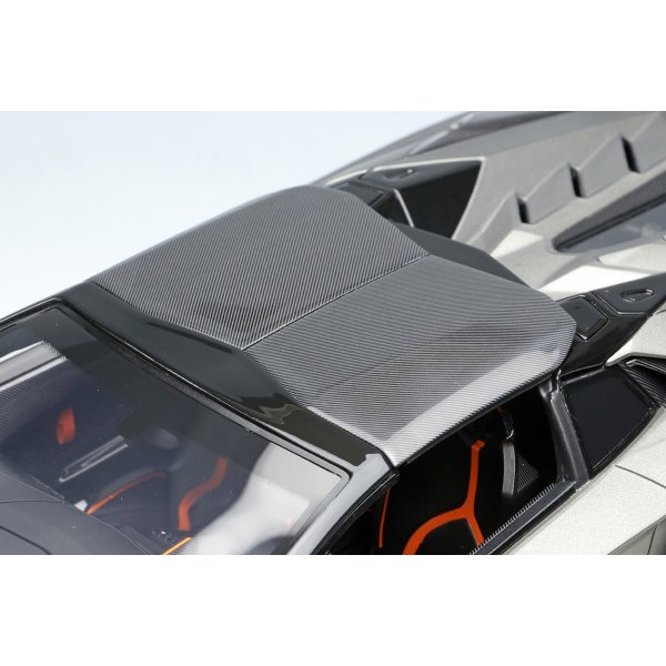 画像6: EIDOLON 1/18 Lamborghini Aventador SVJ Roadster 2019 (Nireo wheel) Grigio Titan Limited 40 pcs. (6)
