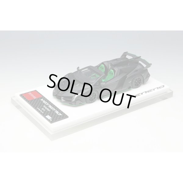 画像16: EIDOLON COLLECTION 1/43 Lamborghini Veneno Roadster 2015 Matte Black Limited 80 pcs. (16)