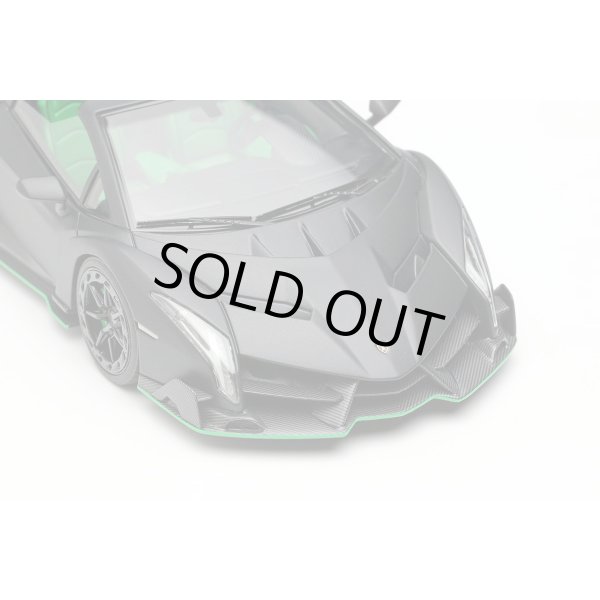 画像6: EIDOLON COLLECTION 1/43 Lamborghini Veneno Roadster 2015 Matte Black Limited 80 pcs. (6)