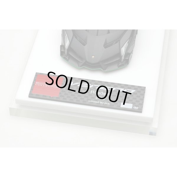 画像17: EIDOLON COLLECTION 1/43 Lamborghini Veneno Roadster 2015 Matte Black Limited 80 pcs. (17)