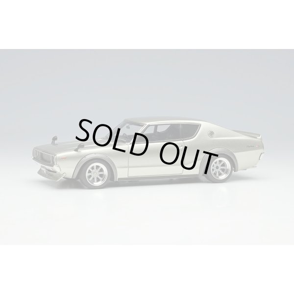 画像1: VISION 1/43 Nissan Skyline 2000GT-R (KPGC110) 1973 with Chin spoiler (RS watanabe 8 spoke) Champagne Silver (1)