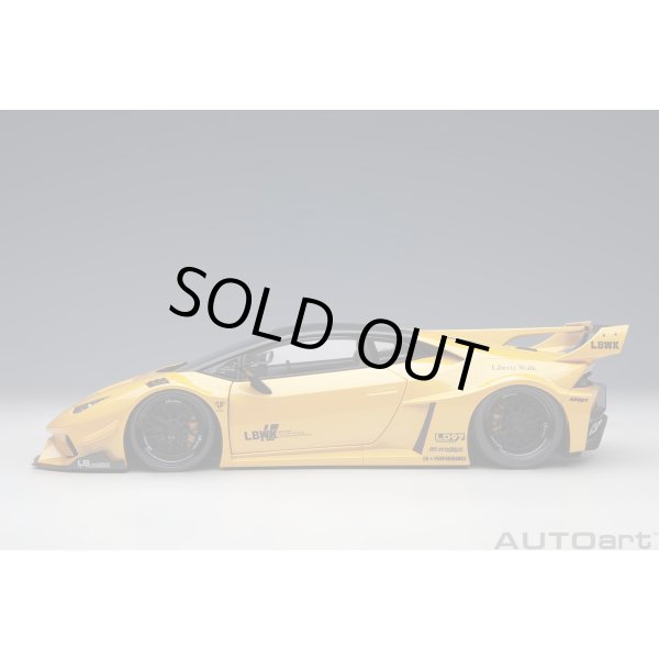画像3: AUTOart 1/18 Liberty Walk LB-Silhouette Works Lamborghini Huracan GT (Metallic Yellow) (3)
