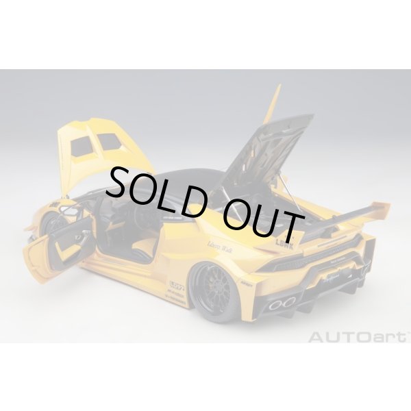 画像15: AUTOart 1/18 Liberty Walk LB-Silhouette Works Lamborghini Huracan GT (Metallic Yellow) (15)