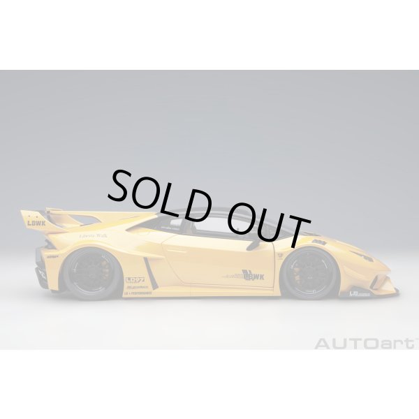 画像4: AUTOart 1/18 Liberty Walk LB-Silhouette Works Lamborghini Huracan GT (Metallic Yellow) (4)