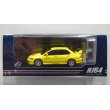 画像1: Hobby JAPAN 1/64 Mitsubishi Lancer GSR EVOLUTION 8 Yellow Solid with Engine Display Model (1)