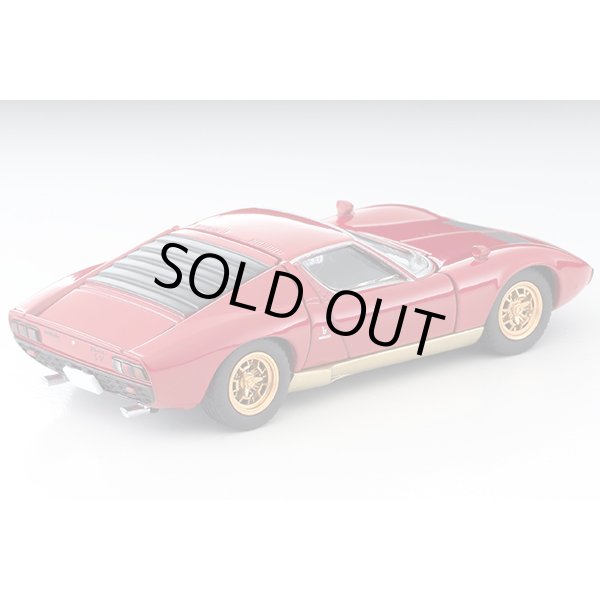 画像2: TOMYTEC 1/64 Limited Vintage LV Lamborghini Miura SV (Red) (2)