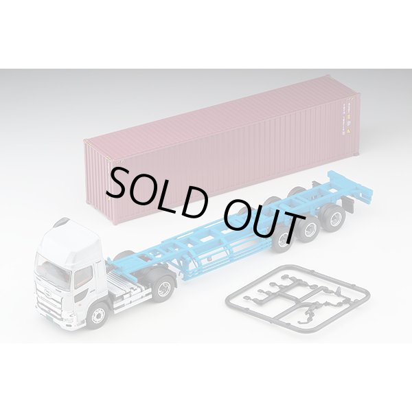 画像10: TOMYTEC 1/64 Limited Vintage NEO Hino Profia 40ft Marine Container Trailer （東邦車輛TC36H1C34）(Silver)  (10)