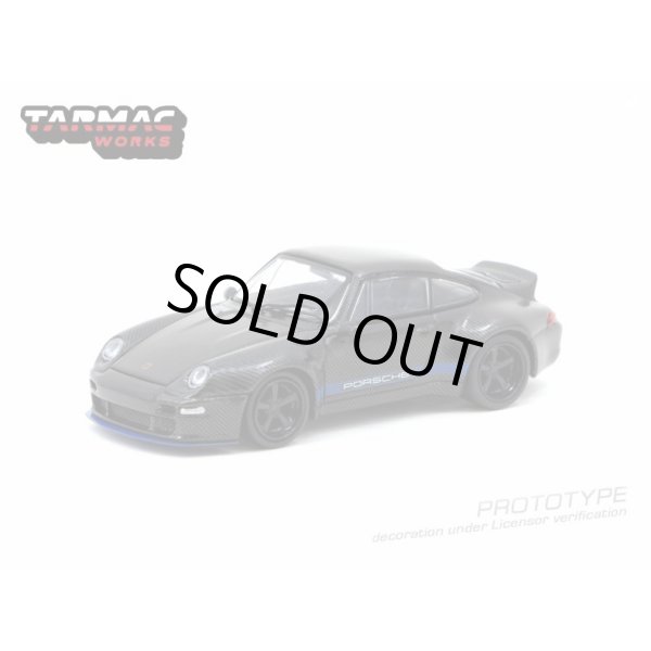 画像2: Tarmac Works 1/64 993 Remastered By Gunther Werks Black Carbon Fiber (2)