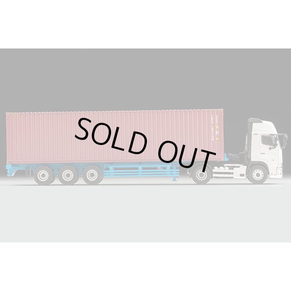 画像4: TOMYTEC 1/64 Limited Vintage NEO Hino Profia 40ft Marine Container Trailer （東邦車輛TC36H1C34）(Silver)  (4)