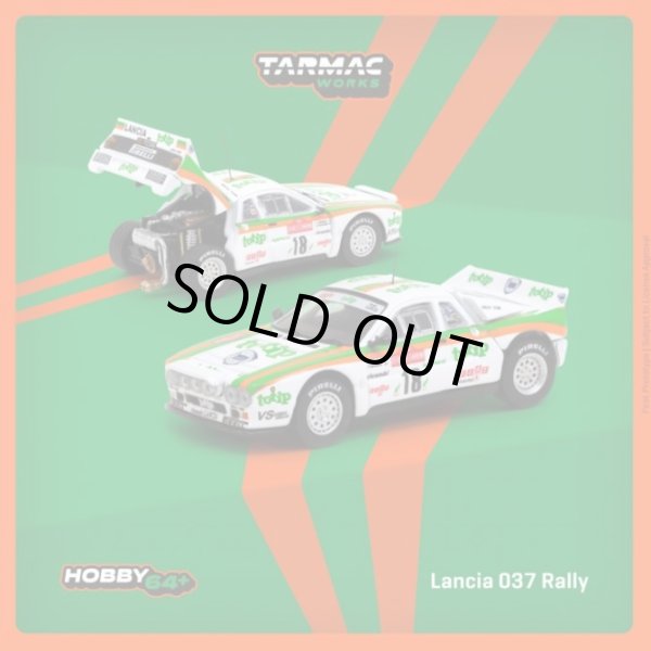 画像1: Tarmac Works 1/64 Lancia 037 Rally Rallye Sanremo 1983 (1)