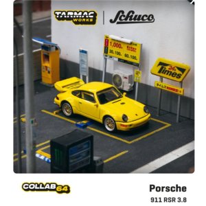 画像: Tarmac Works 1/64 Porsche 911 RSR 3.8 Yellow