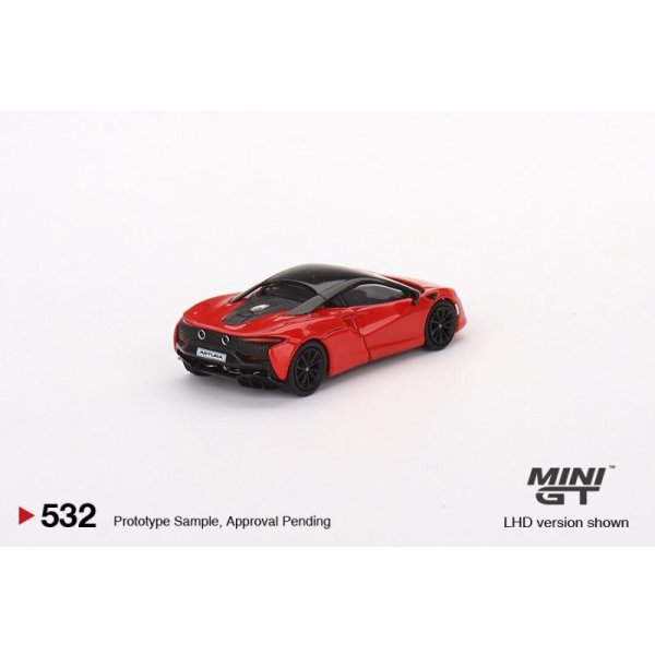 画像2: MINI GT 1/64 McLaren Artura Vermillion Red (RHD) (2)