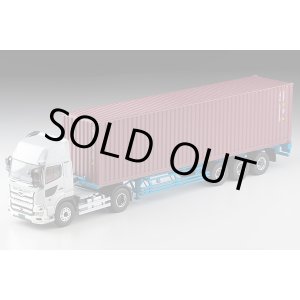画像: TOMYTEC 1/64 Limited Vintage NEO Hino Profia 40ft Marine Container Trailer (東邦車輛TC36H1C34)(Silver)