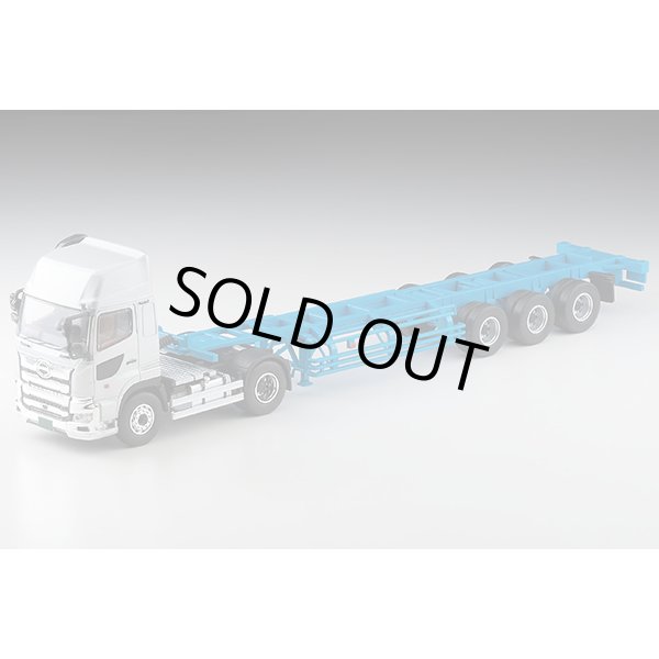 画像8: TOMYTEC 1/64 Limited Vintage NEO Hino Profia 40ft Marine Container Trailer （東邦車輛TC36H1C34）(Silver)  (8)