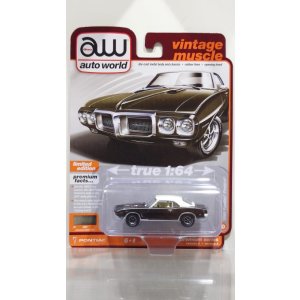 画像: auto world 1/64 1969 Pontiac Firebird Espresso Brown/White
