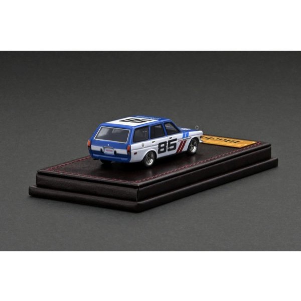 画像2: ignition model 1/64 Datsun Bluebird (510) Wagon Blue / White (2)