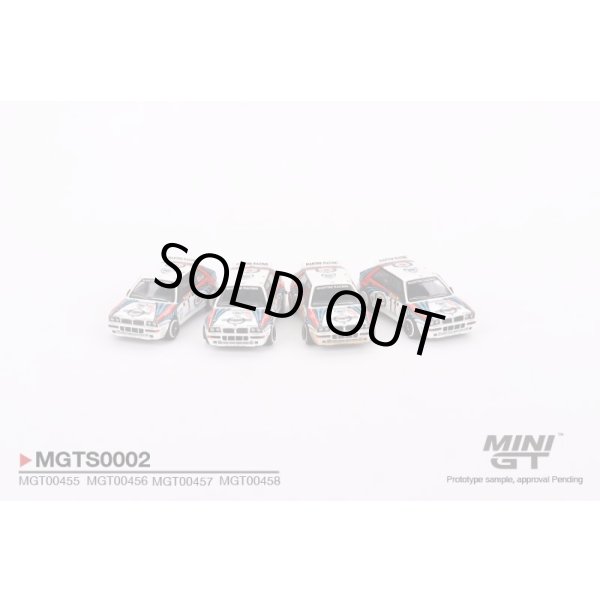 画像2: MINI GT 1/64 Lancia Delta HF Integrale Evoluzione 1992 Rally MonteCarlo Martini Racing (LHD) 4 Cars Set (2)