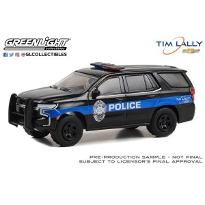 画像: GREEN LiGHT EXCLUSIVE 1/64 2022 Chevrolet Tahoe Police Pursuit Vehicle PPV Tim Lally Chevrolet Warrensville Heights Ohio