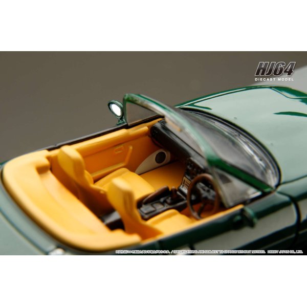 画像4: Hobby JAPAN 1/64 Eunos Roadster (NA6CE) V-SPECIAL  Neo Green 純正オプションホイール / トノカバー付 (4)