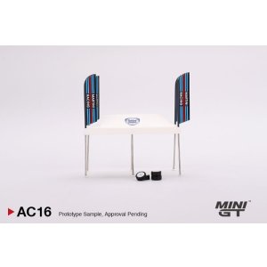 画像: MINI GT 1/64 Paddock Service Tent Set - Martini Racing
