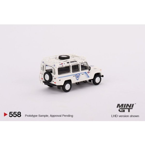 画像3: MINI GT 1/64 Land Rover Defender 110 1991 Safari Rally Martini Racing Support Vehicle (LHD) (3)