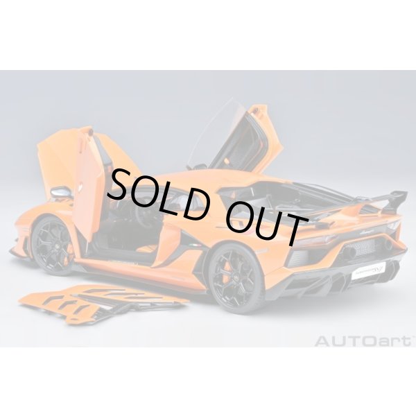 画像15: AUTOart 1/18 Lamborghini Aventador SVJ (Arancio Atlas) (15)