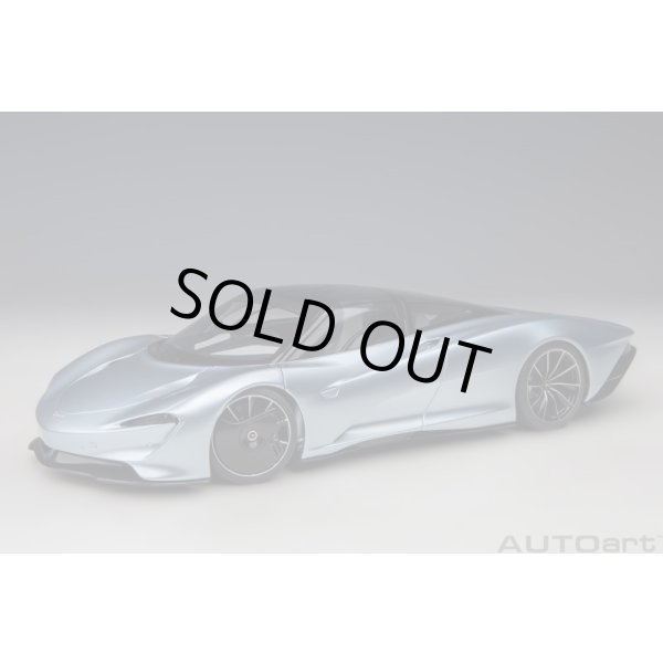 画像1: AUTOart 1/18 McLaren Speedtail (Frozen Blue) (1)