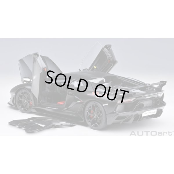 画像15: AUTOart 1/18 Lamborghini Aventador SVJ (Nero Nemesis) (15)