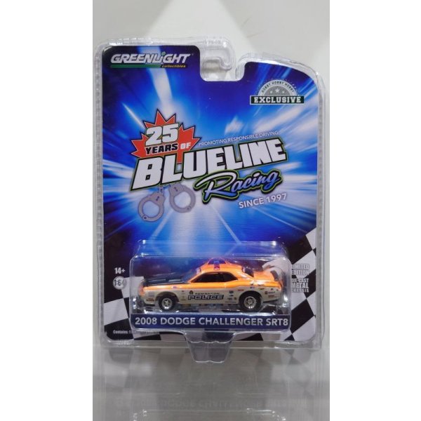 画像2: GREEN LiGHT EXCLUSIVE 1/64 2008 Dodge Challenger R/T - Edmonton Police, Edmonton, Alberta, Canada - Blue Line Racing 25 (2)
