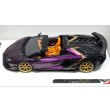 画像4: EIDOLON 1/43 Lamborghini Aventador SVJ Roadster 2020 2 tone paint Alba Cielo / Metallic Black Limited 35 pcs. (4)