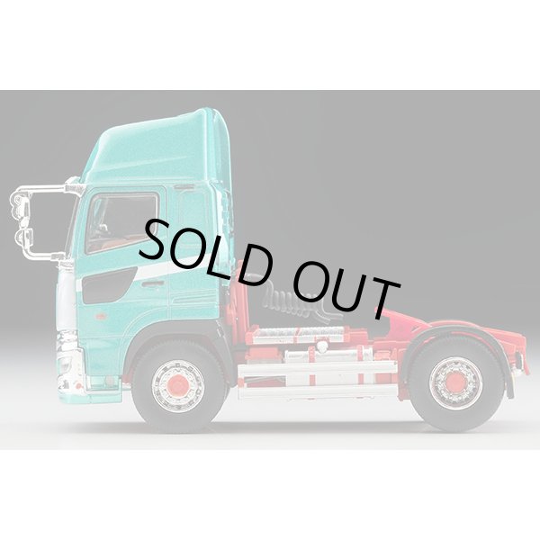 画像3: TOMYTEC 1/64 Limited Vintage NEO Hino Profia Tractor Head (Green) (3)