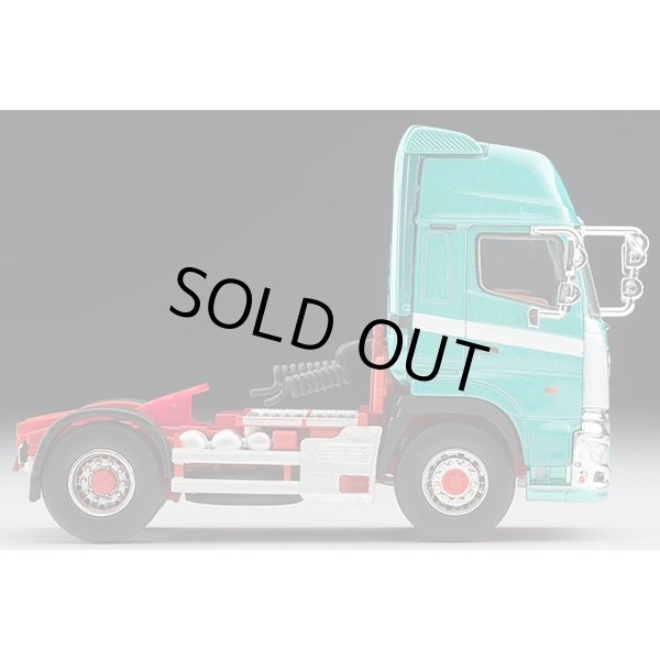画像4: TOMYTEC 1/64 Limited Vintage NEO Hino Profia Tractor Head (Green) (4)