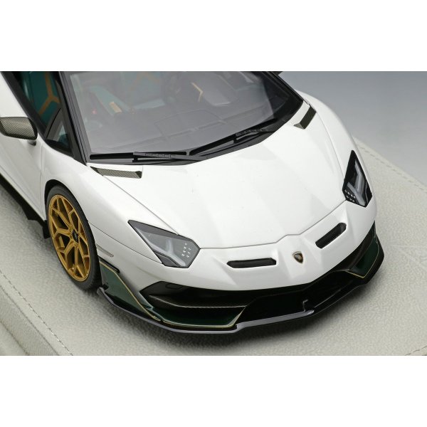 画像6: EIDOLON 1/18 Lamborghini Aventador SVJ Roadster 2020 Ad Personam 2 tone paint Pearl White / Verde Hydra Limited 100 pcs. (6)