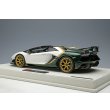 画像3: EIDOLON 1/18 Lamborghini Aventador SVJ Roadster 2020 Ad Personam 2 tone paint Pearl White / Verde Hydra Limited 100 pcs. (3)