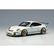 画像2: EIDOLON 1/43 Porsche 911 (997) GT3 RS 2007 (BBS LM Wheel) White / Blue Livery Limited 60 pcs. (2)