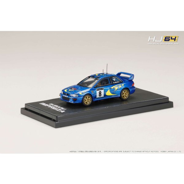 画像2: Hobby JAPAN 1/64 Subaru Impreza WRC 1997 #8 (RAC RALLY) (2)