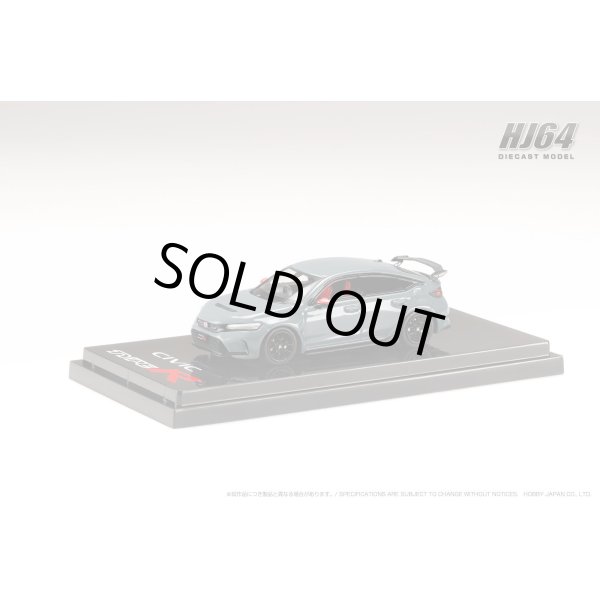 画像2: Hobby JAPAN 1/64 Honda CIVIC TYPE R (FL5) Sonic Gray Pearl 純正オプションパーツ装着車 (2)