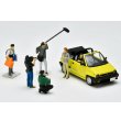 画像1: TOMYTEC 1/64 Diorama Collection 64 #Car Snap 11b TV Crew 2 (1)