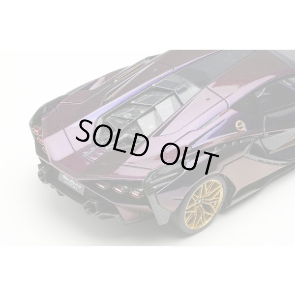 画像5: EIDOLON COLLECTION 1/43 Lamborghini Sian FKP 37 2019 Blu Hal (受注限定生産) (5)