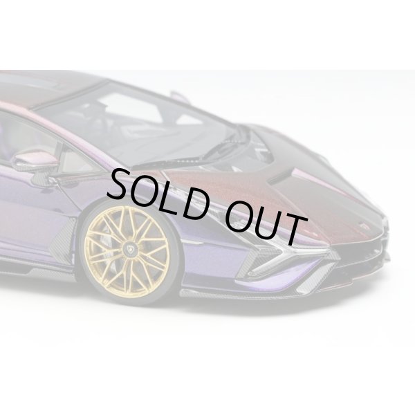 画像6: EIDOLON COLLECTION 1/43 Lamborghini Sian FKP 37 2019 Blu Hal (受注限定生産) (6)