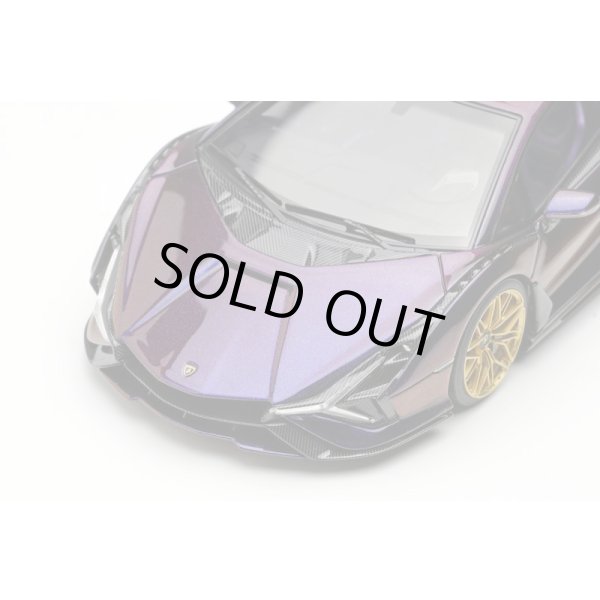 画像4: EIDOLON COLLECTION 1/43 Lamborghini Sian FKP 37 2019 Blu Hal (受注限定生産) (4)